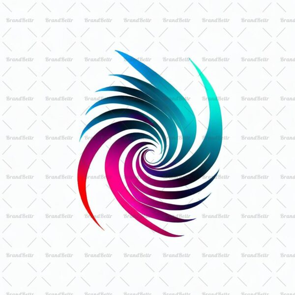 Abstrakte Tornadospirale